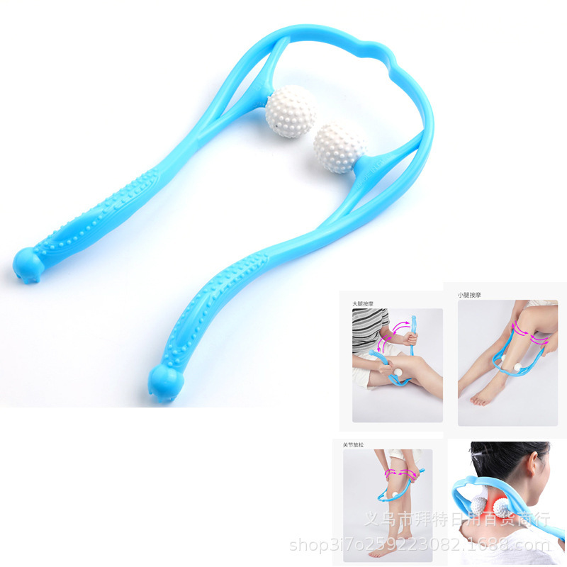 Creative new manual cervical and neck massager, a full-body massage massager for office workers to relieve fatigue full figure