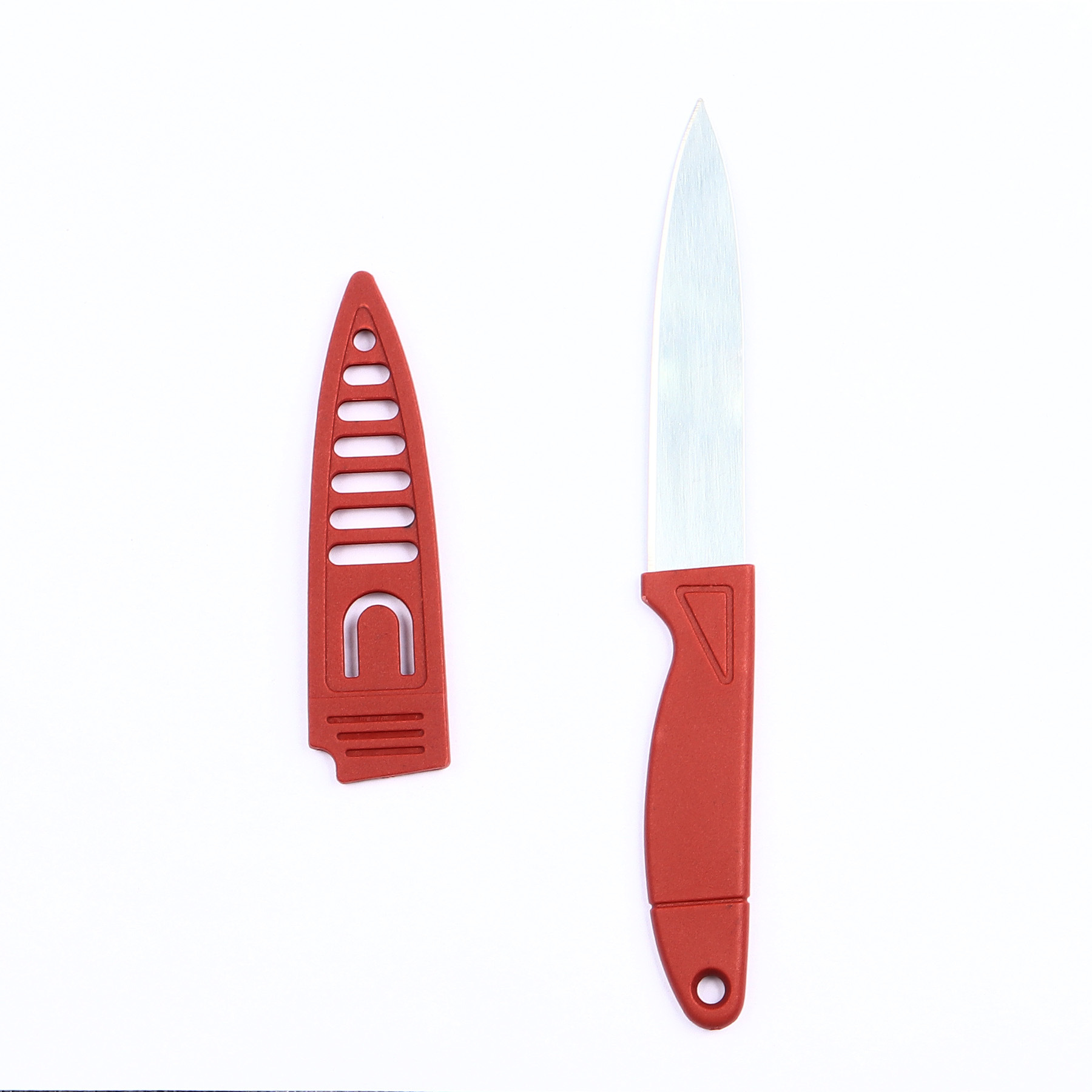 Portable fruit knife case, fruit peeler, household stainless steel fruit knife, fruit peel knife Item Picture