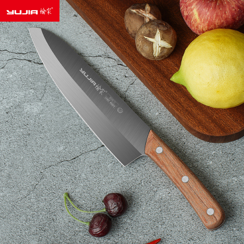 Factory wholesale of stainless steel multi-purpose knives, chef knives, meat knives, fruit knives, kitchen cooking knives and household kitchen knives full figure