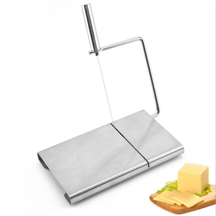Hot-selling stainless steel cheese slicer, cheese slicer, cheese cheese cutting table, ham cutting knife, kitchen tools full figure