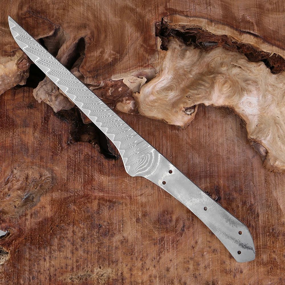 Cross-border integrated Damascus steel boneless knife blank sharp forged kitchen blade, DIY knife blank boneless knife Application Scenario
