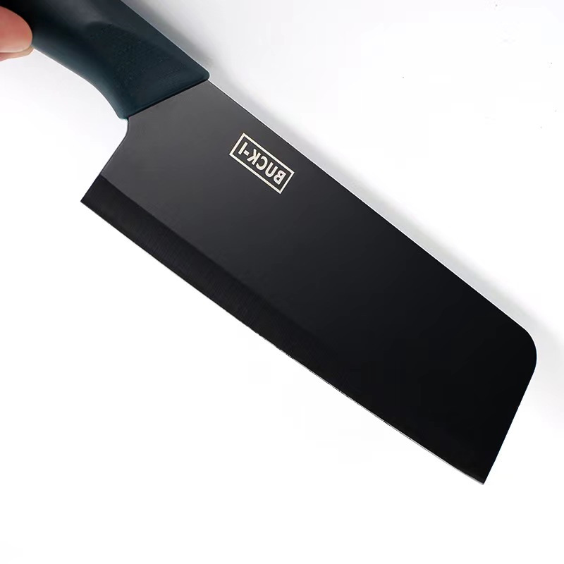 Stainless steel kitchen knife set, black-edge slicing knife set, sharp ladies' knife set, kitchen knives Specification drawing