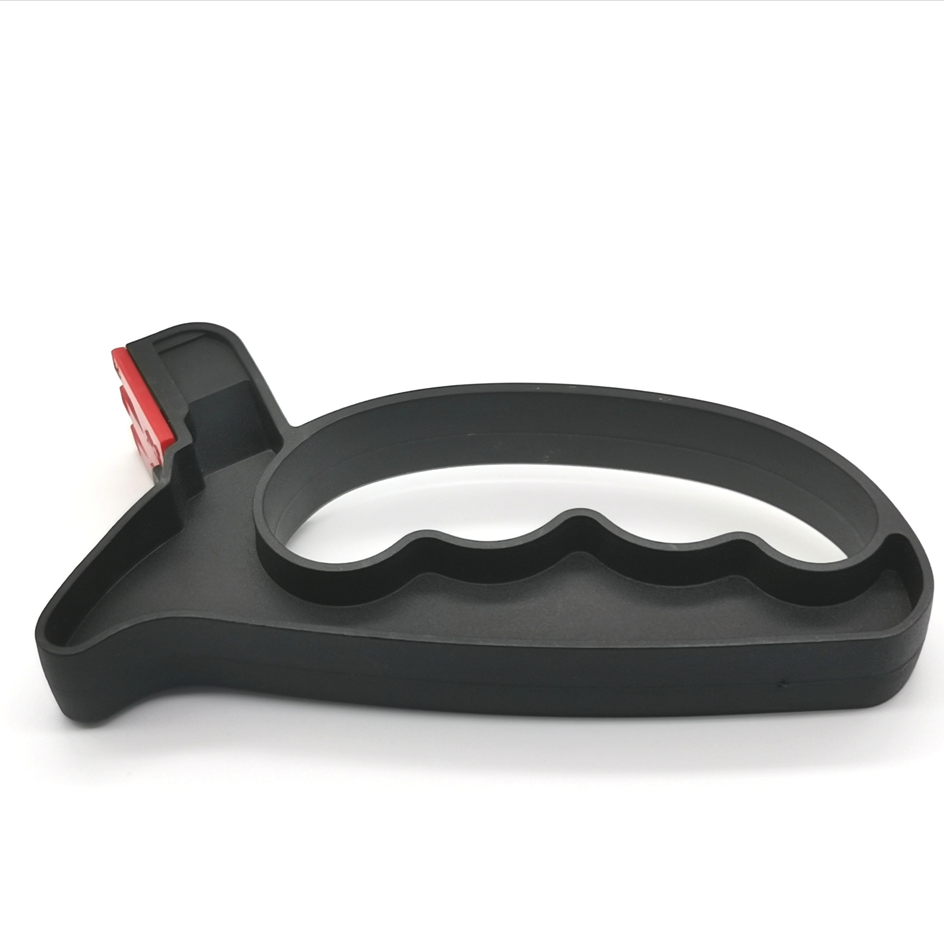 Factory cheap garden tools, household PP plastic dual-purpose multi-functional knife sharpener, quick whetstone, knife sharpening god Specification drawing