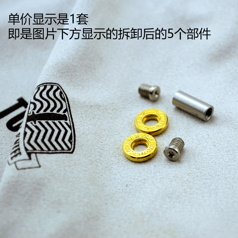 Brass base fire, screw, knife handle, patch rivets, screws, stainless steel pair lock, straight knife, fastener, DIY tool Item Picture
