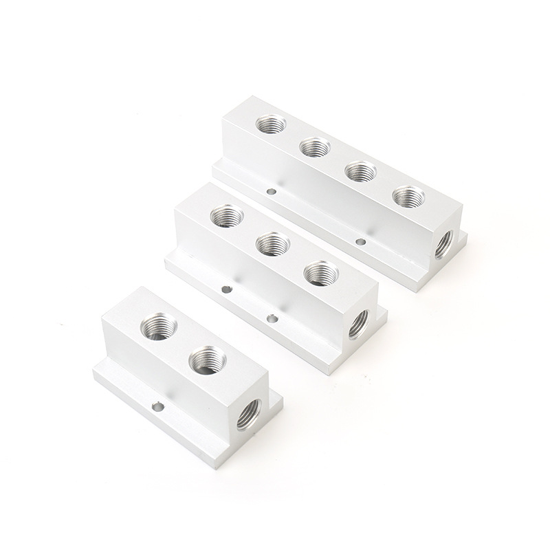 The multi-pipeline air distribution outlet, air distribution block base, C-type air distribution distributor, straight-through C-type joint, aluminum air exhaust path Item Picture