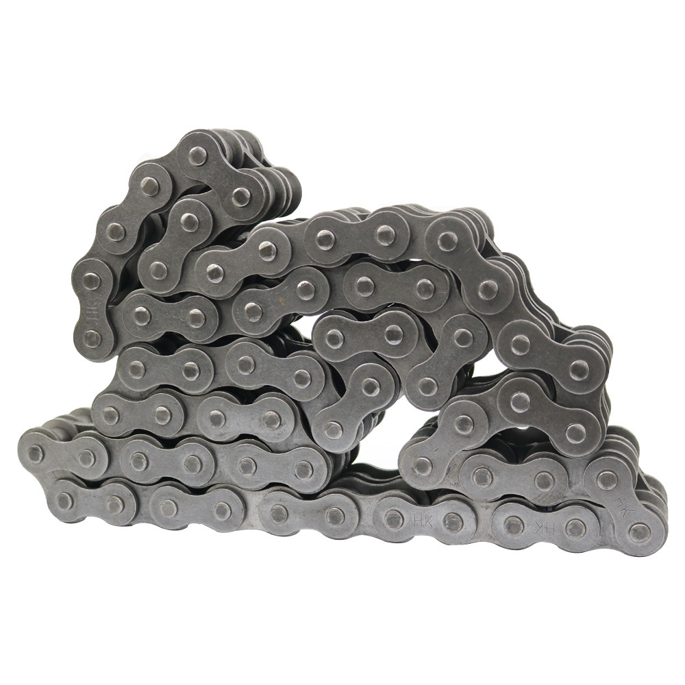 Factory direct supply of 40MN pitch 16A-2-60L industrial drive chain, conveyor curved plate special-shaped chain details Picture