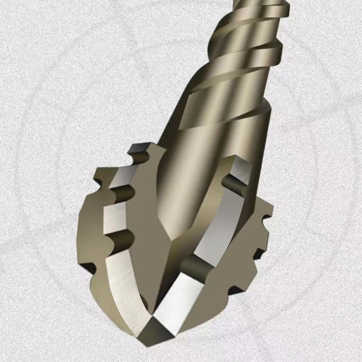 The new upgraded four-edge sawtooth eccentric drill is a perfect dry-drilling tool for all tiles, cast iron and concrete hexagonal drill bits Application Scenario