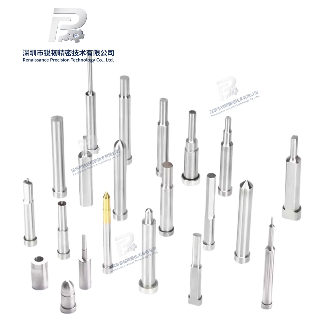 The skd61 punch pin is wear-resistant and durable, with a precision of φ1.0-20.0mm. It is a metal stamping die punch pin and ejector pin Application Scenario
