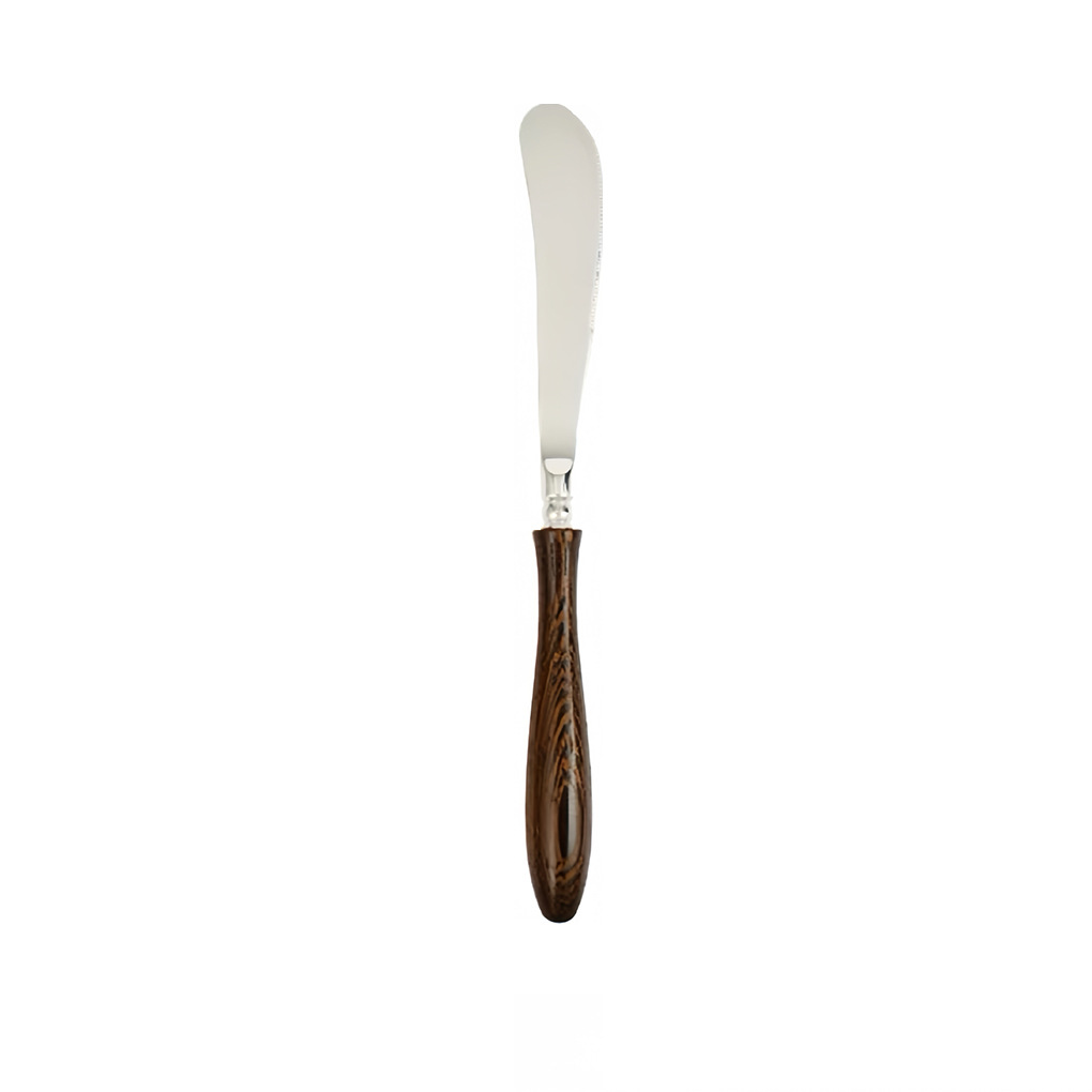 Mino's ins black walnut wood knife style light luxury vintage wooden handle Western cutlery knife, oiled knife Item Picture