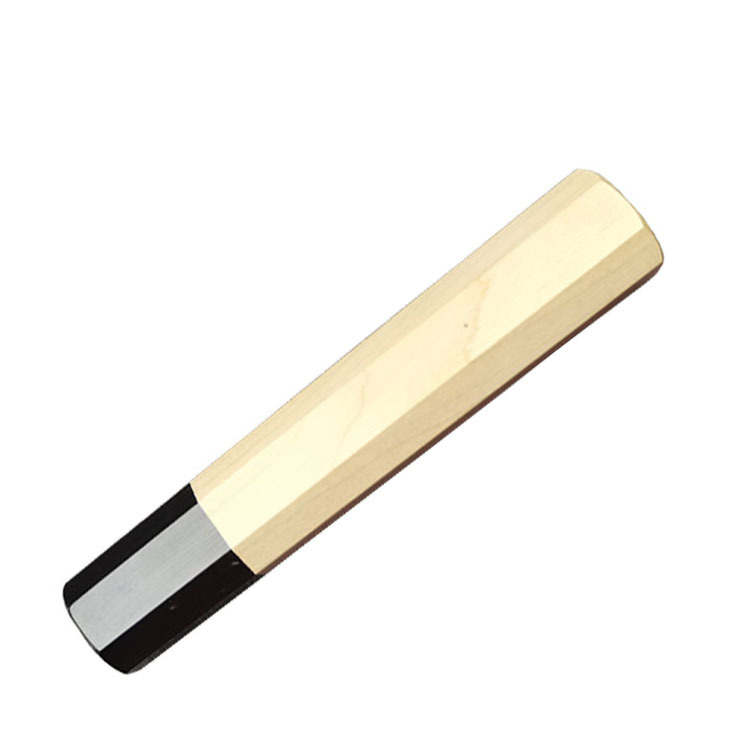 Japan style Knife Handle Japanese cuisine kitchen knife handle octagonal handle ox knife willow blade handle Item Picture