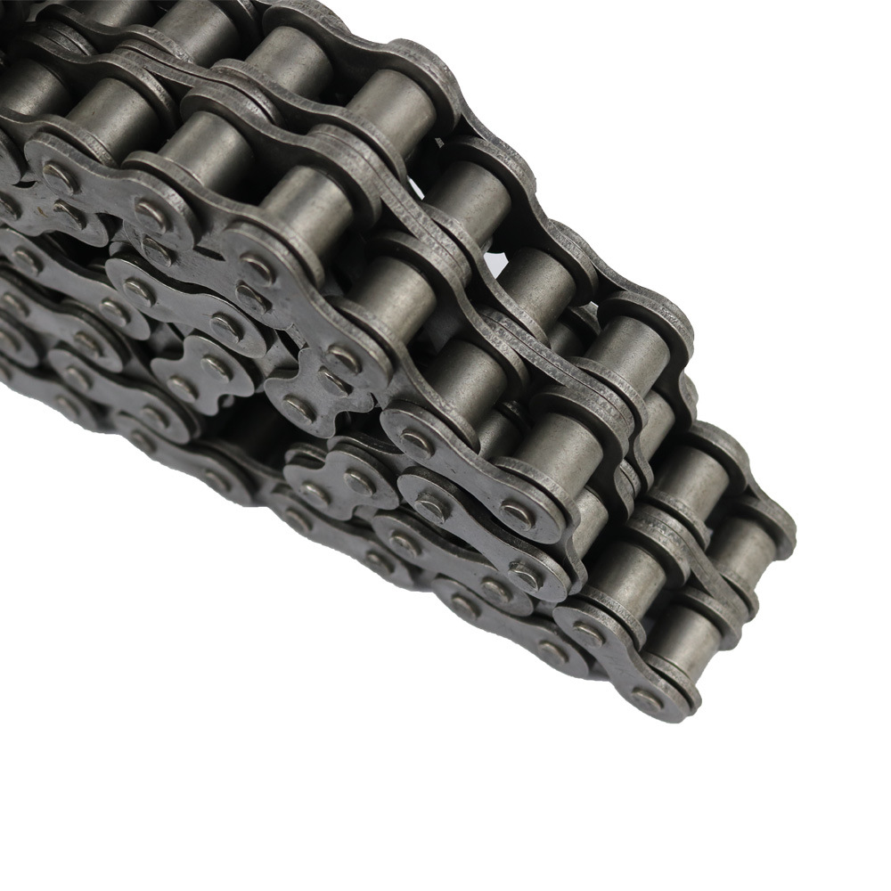 Factory direct supply of 40MN pitch 16A-2-60L industrial drive chain, conveyor curved plate special-shaped chain Item Picture