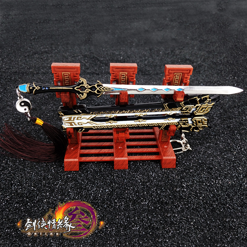 Anime knife rack display stand, hardware knife rack display, plastic knife rack wholesale display, hot-selling small knife rack Application Scenario