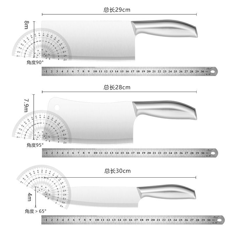 German stainless steel household kitchen knife, sharp cutting knife, no-grinding chef's special slicing knife, bone cutting knife Application Scenario