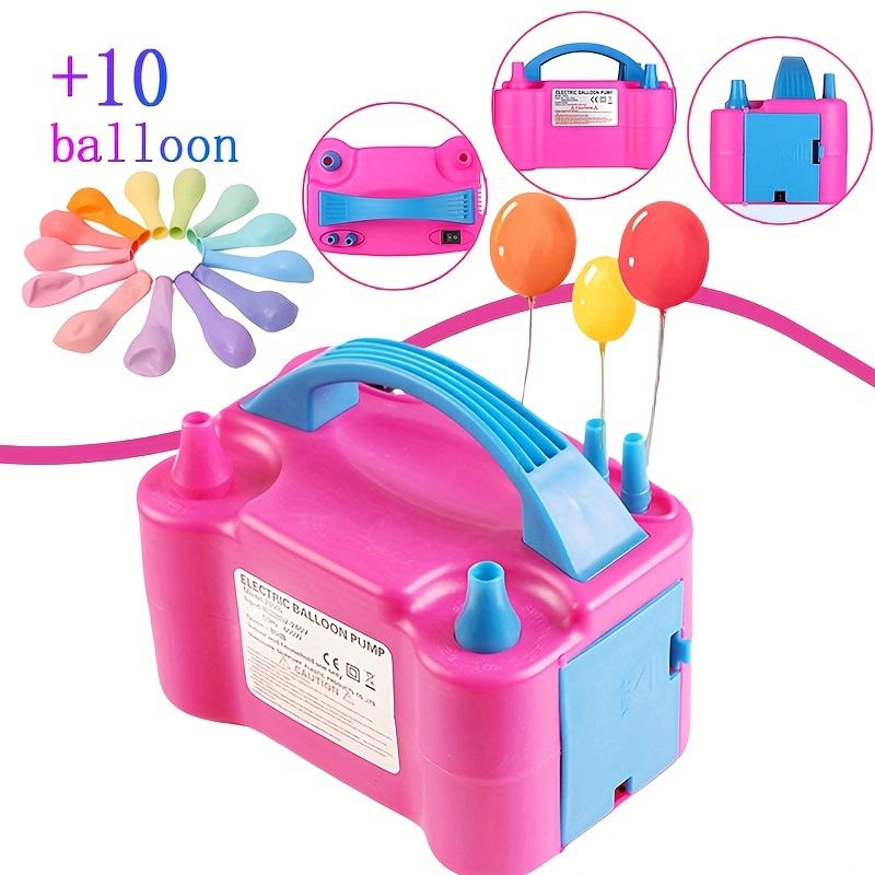 Buy 1 Get 10 Balloons Free Electric Balloon Inflator Specification drawing