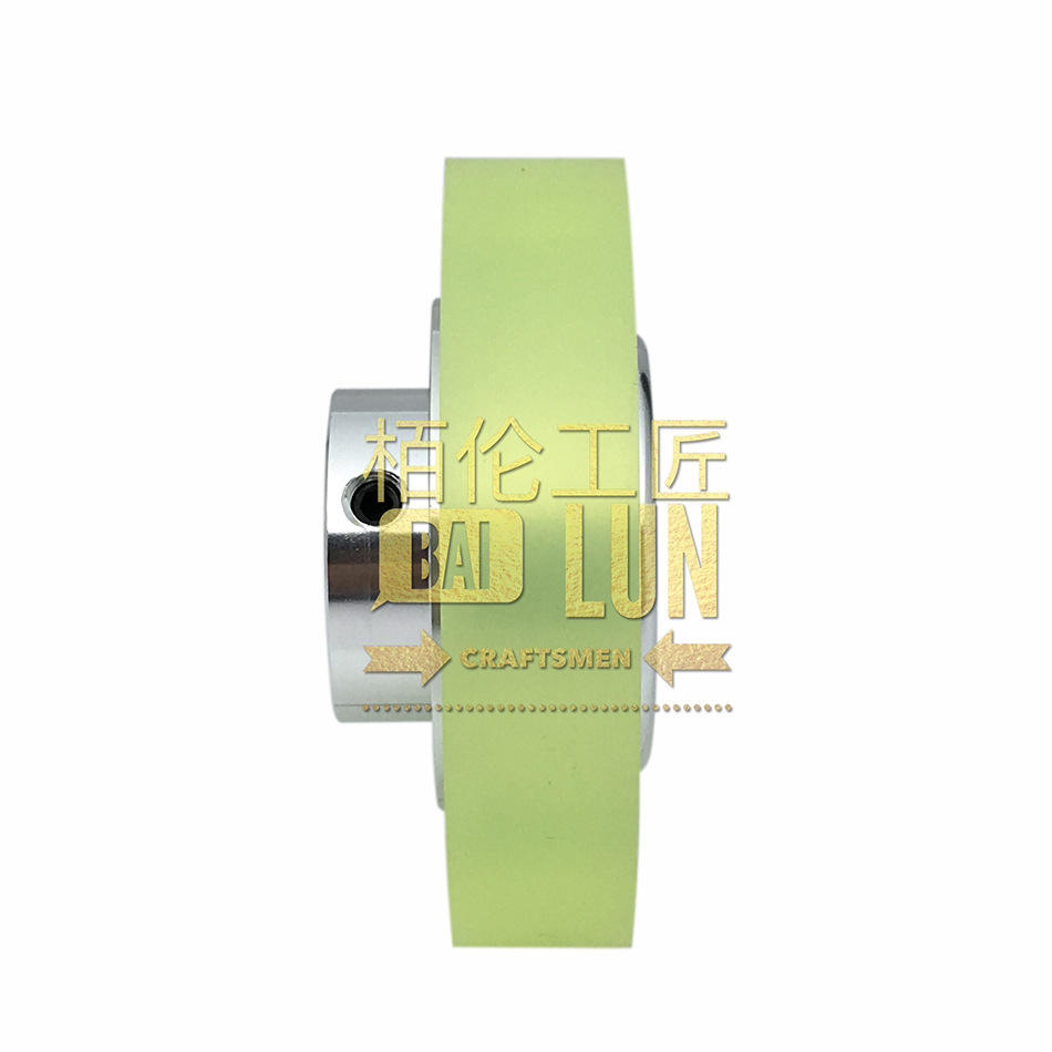 【 Bailun Craftsmen 】 Meter Measuring Wheel, Synchronous Wheel, Encoder Wheel, Length Measuring Silicone Wheel, rubber-coated wheel Specification drawing