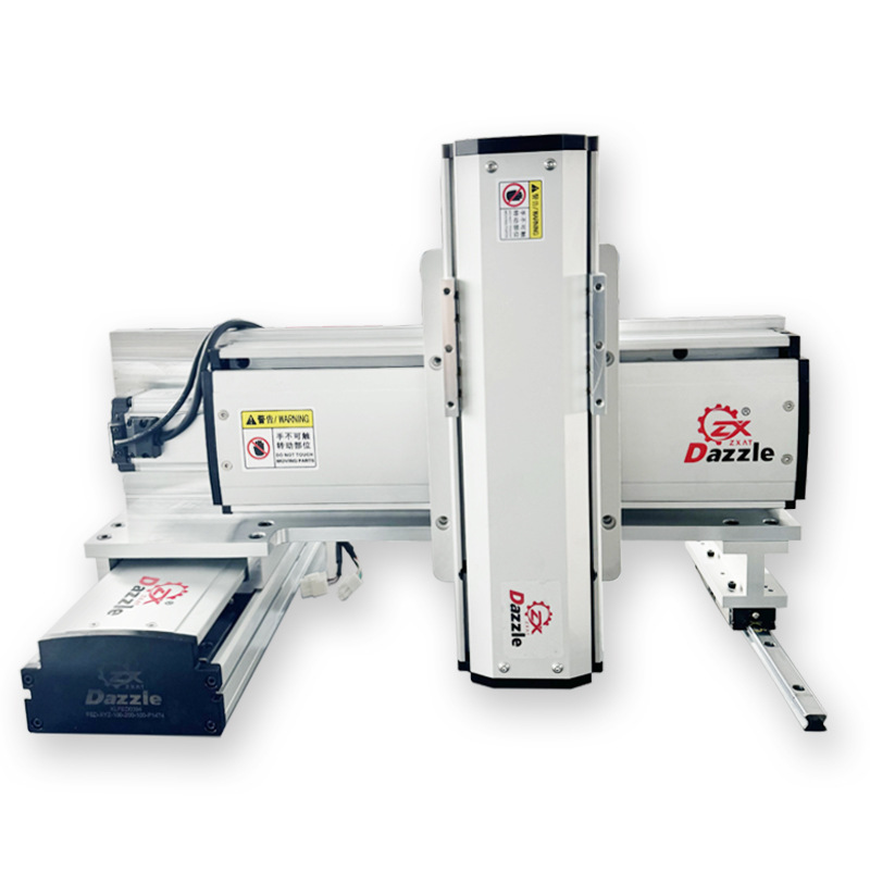 HAHN industrial robot xyz three-axis vertical gantry double-drive slide table fully enclosed synchronous belt linear module factory Application Scenario