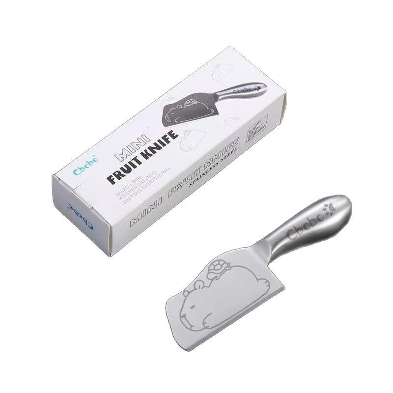 Kapipala fruit knife, baby food knife, household student knife, mini kitchen knife, stainless steel butter knife, table knife Item Picture