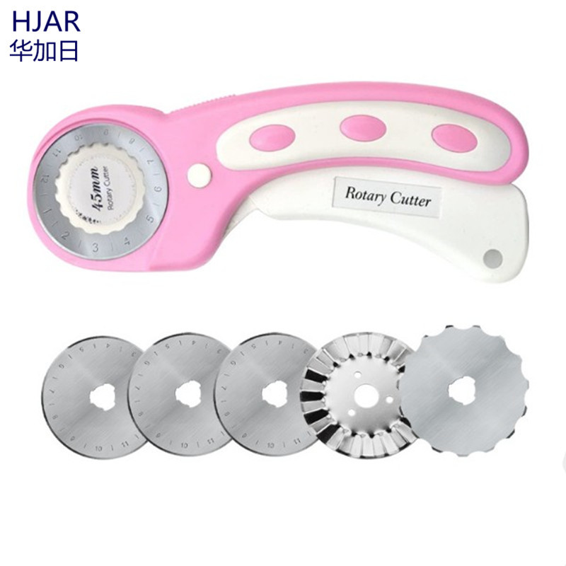 45mm handle roller knife, fabric cutting roller knife, tailor tool knife, fabric rotation 45MM roller knife details Picture