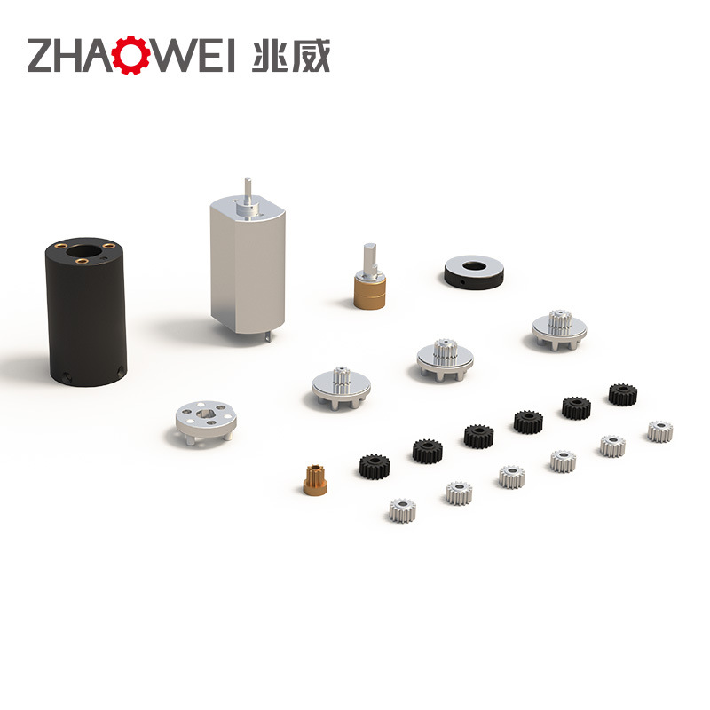Zhaowei rotary micro speed-regulating motor for car refrigerator door actuator transmission gearbox rotary reduction motor Specification drawing