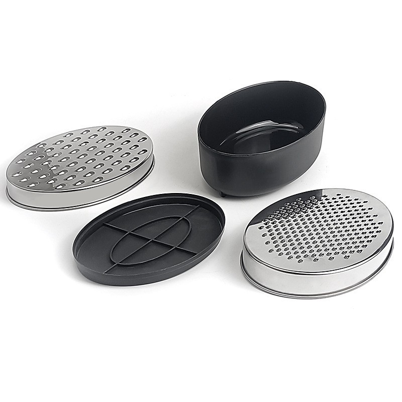 Oval grater, kitchen fruit and vegetable grater box, double-sided grater, cheese grater, cheese grater, multi-purpose grater Application Scenario