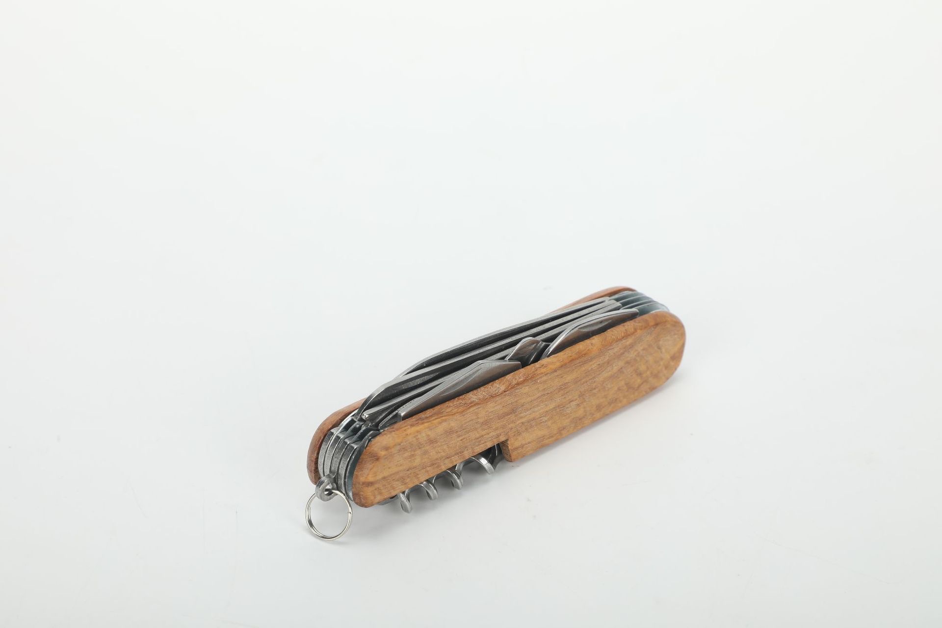 9-open, 11-open multi-functional knife, folding knife, outdoor knife, multi-functional pliers, wooden handle knife, camping tools undefined