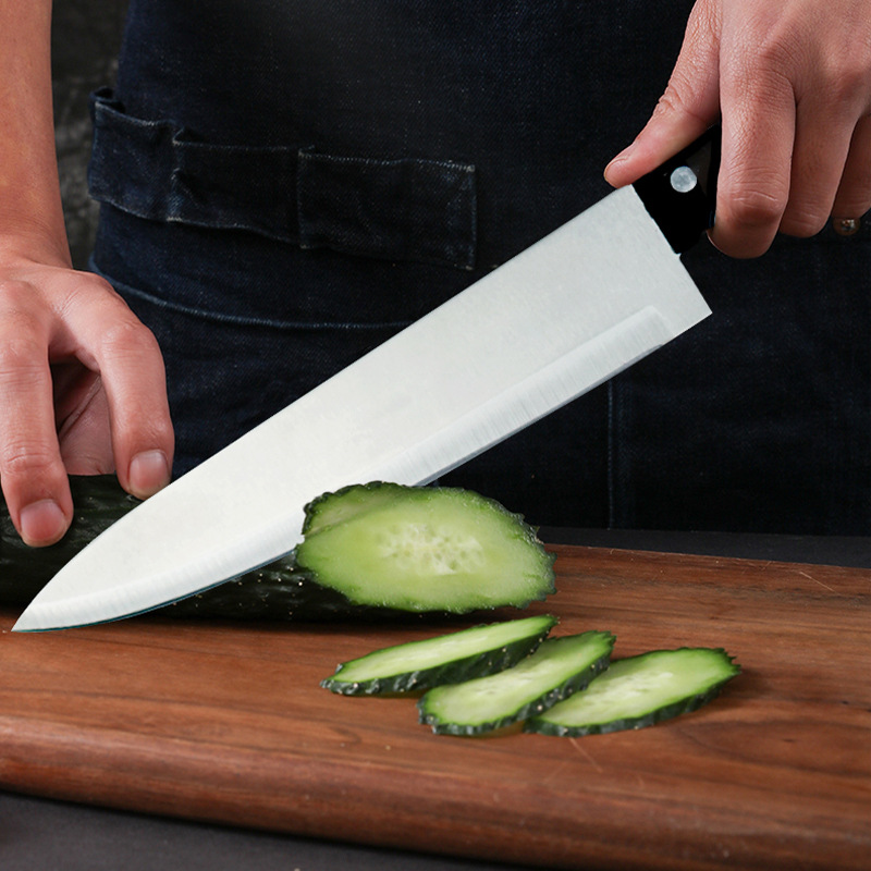 A 5-piece set of popular cross-border knives for foreign trade, a complete set of household kitchen knives, and plastic full-handle multi-functional knives details Picture