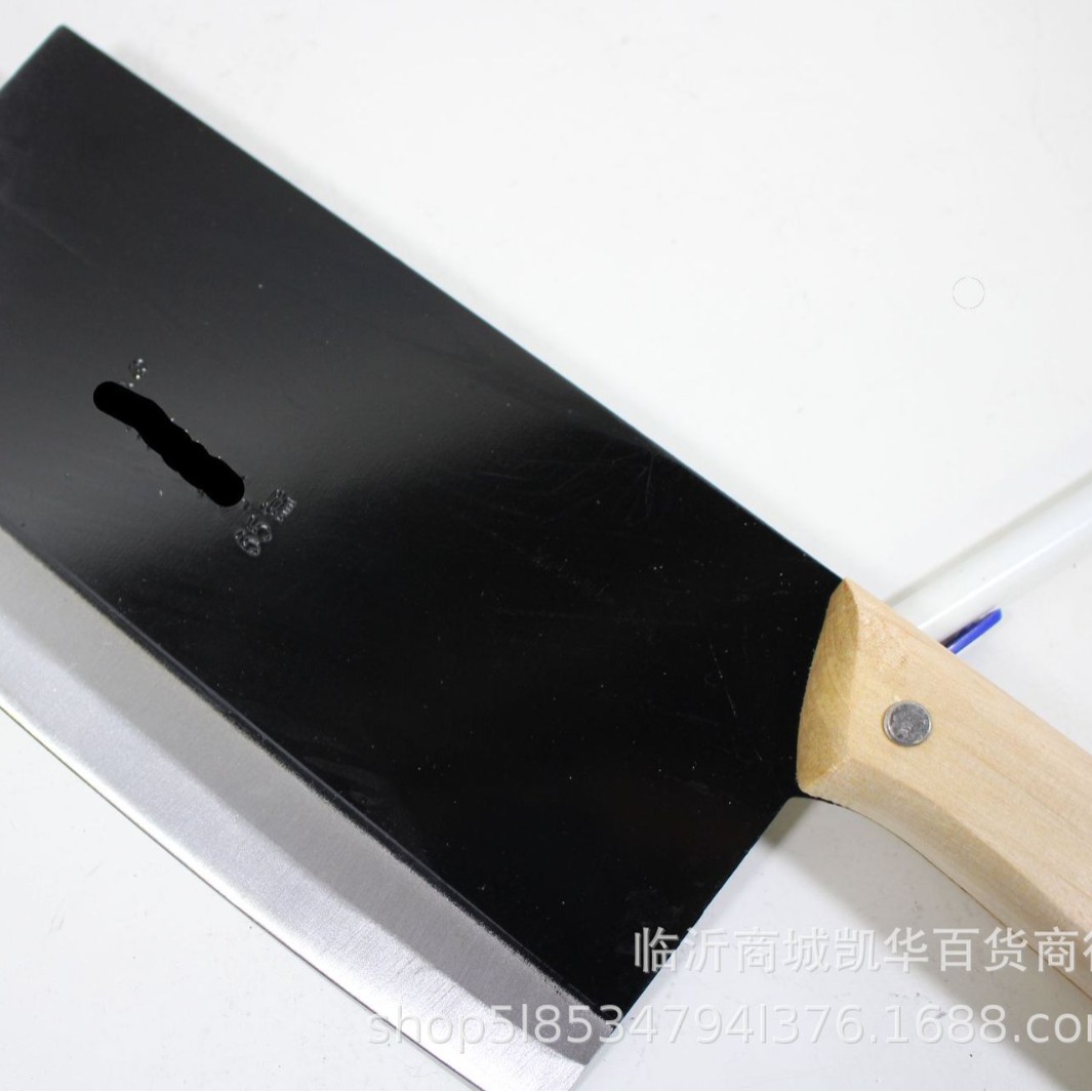 Household black wooden-handled kitchen knives, street vendors, wholesale of daily necessities at five yuan, Linyi supply Item Picture