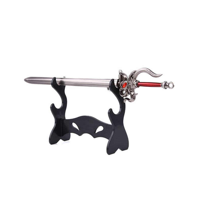 Anime knife rack display stand, hardware knife rack display, plastic knife rack wholesale display, hot-selling small knife rack details Picture
