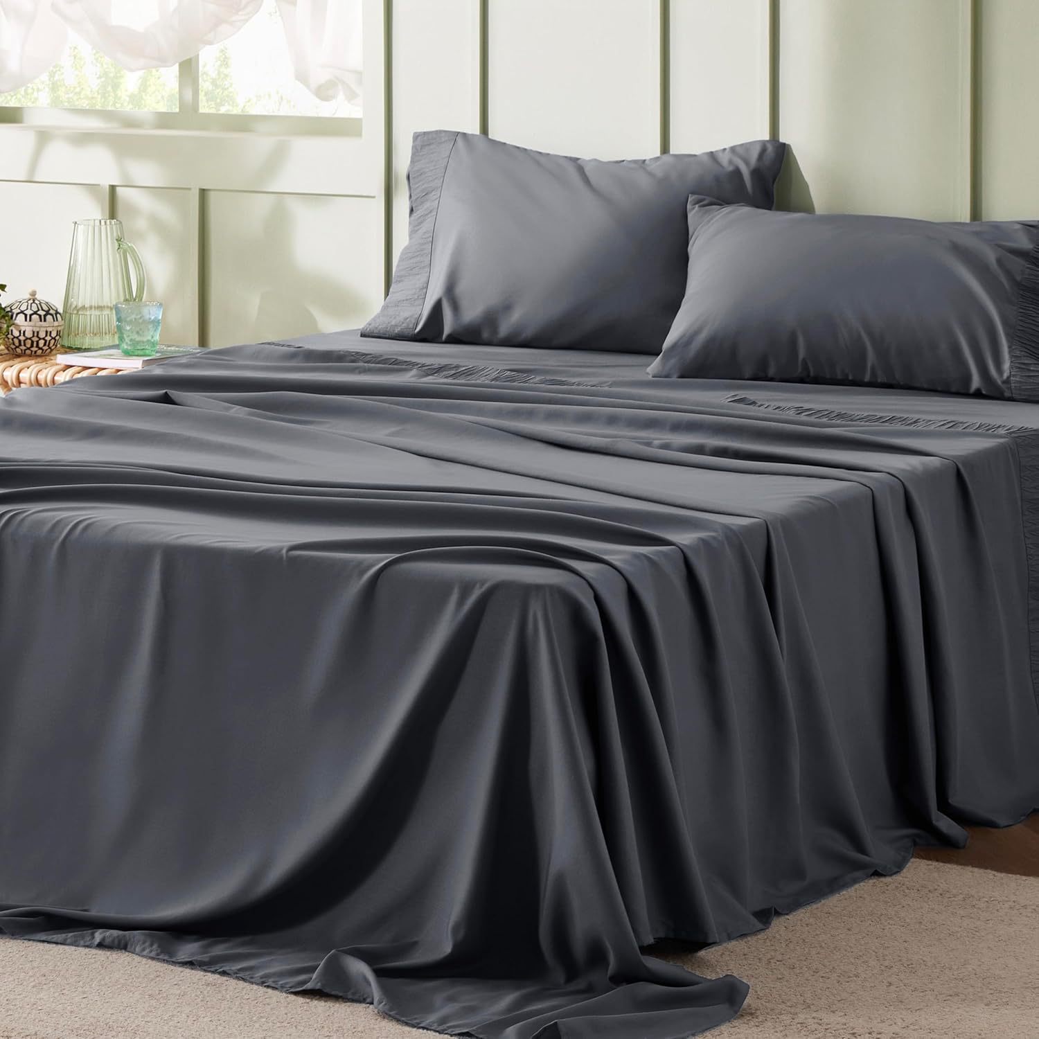 Cozy Comforter Hotel Luxury Home Bed Sheets 3pcs/ 4pcs Cross-border details Picture