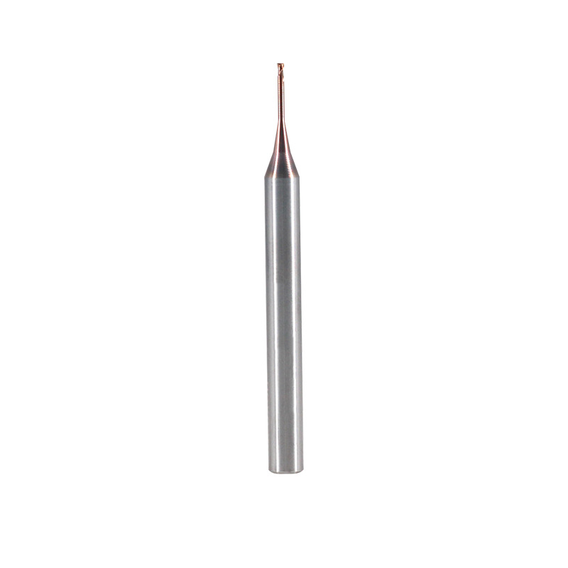 HX series small diameter deep groove flat cutters, long neck no-hole tungsten steel coated end mills, micro small diameter deep groove flat-bottom end mills Specification drawing