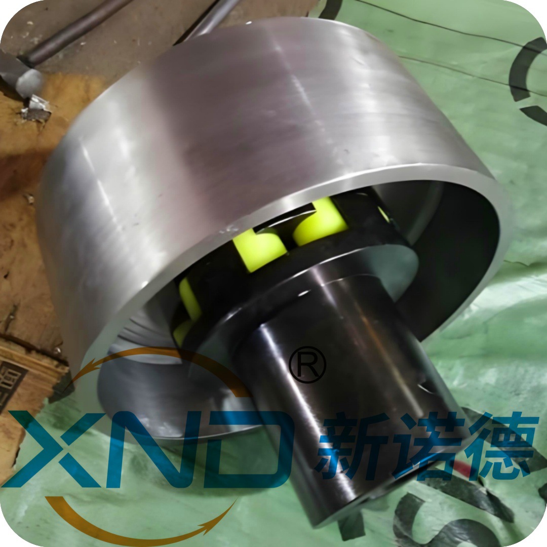 LMZ8 plum blossom coupling LMZ8-I-315-YA70X142-YA48X112 with brake wheel Φ315x135 full figure