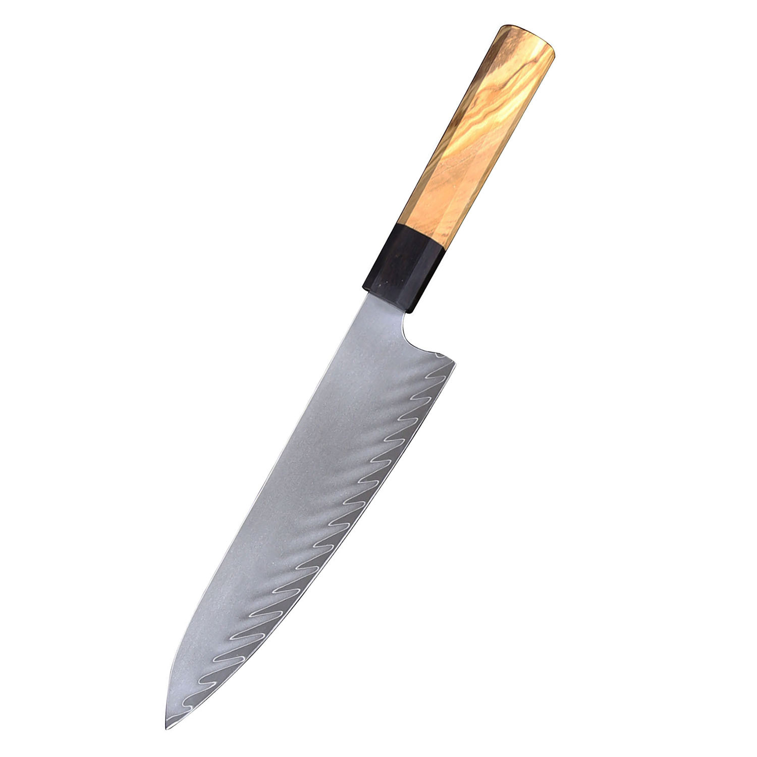 In-stock Sanhe steel 10Cr15MoV chef's knife, 8-inch ox knife, chef's knife, Japanese cuisine knife, slicing knife, sharp blade Item Picture