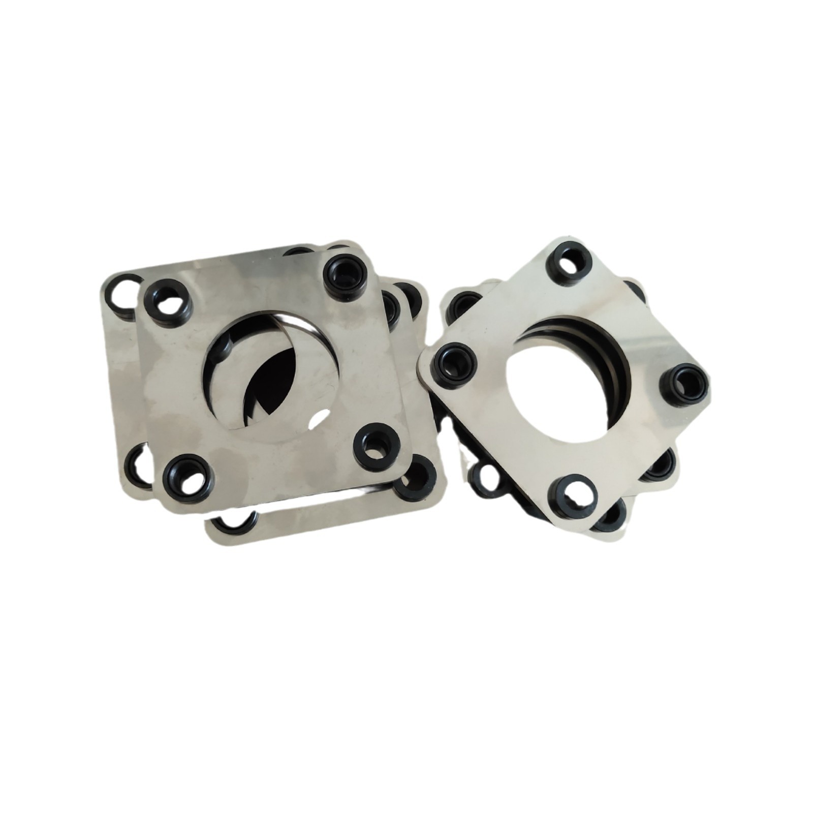 Coupling diaphragm 304 stainless steel accessories with bolts, expansion sleeves, square, round, triangular, plum blossom DJM single and double hole laminated plates Item Picture