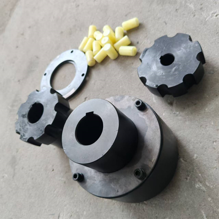 ZL elastic pin coupling drum gear transmission shaft connector nylon rod middle sleeve LZ cancellation coupling Specification drawing