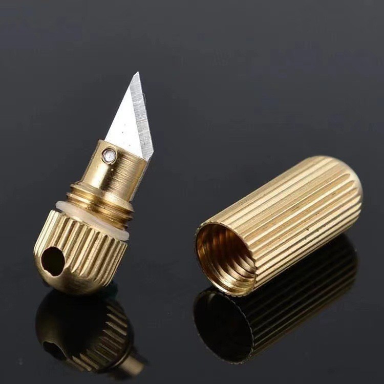 Miniature unboxing tools, capsule knives, cutting tools, splitting pills, opening packages, opening cans, cutting knives, keychains details Picture
