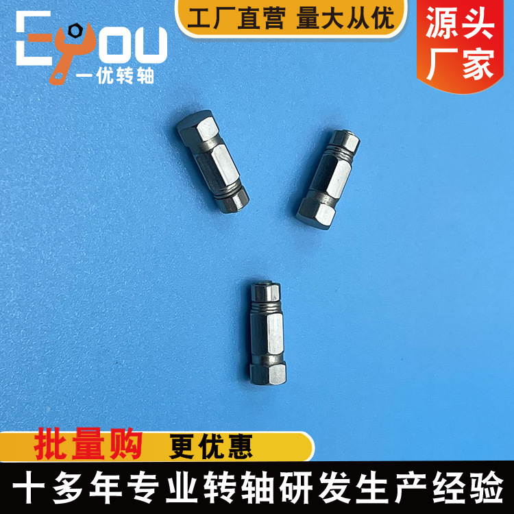 High-quality one-line small hexagonal damping rotating shaft with arbitrary pause and small torque mobile phone wireless stand support shaft component Application Scenario
