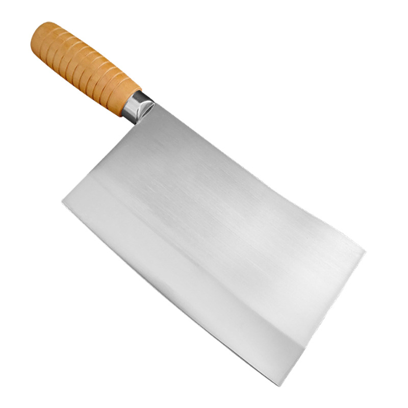 Yangjiang forging, cutting and chopping dual-purpose knives, kitchen knives, commercial roast meat knives, Jiujiang curved cutting and chopping knives, hotel handcrafted knives Item Picture