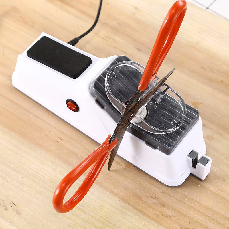 Wholesale of new multi-functional electric knife sharpeners for household kitchen knives, sharpening stones, scissors and knife sharpening tools Specification drawing