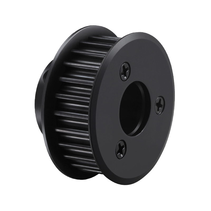 Foshan manufacturer's synchronous pulley, black oxidized carbon steel drive wheel, 3GT toothed aluminum alloy synchronous wheel Item Picture