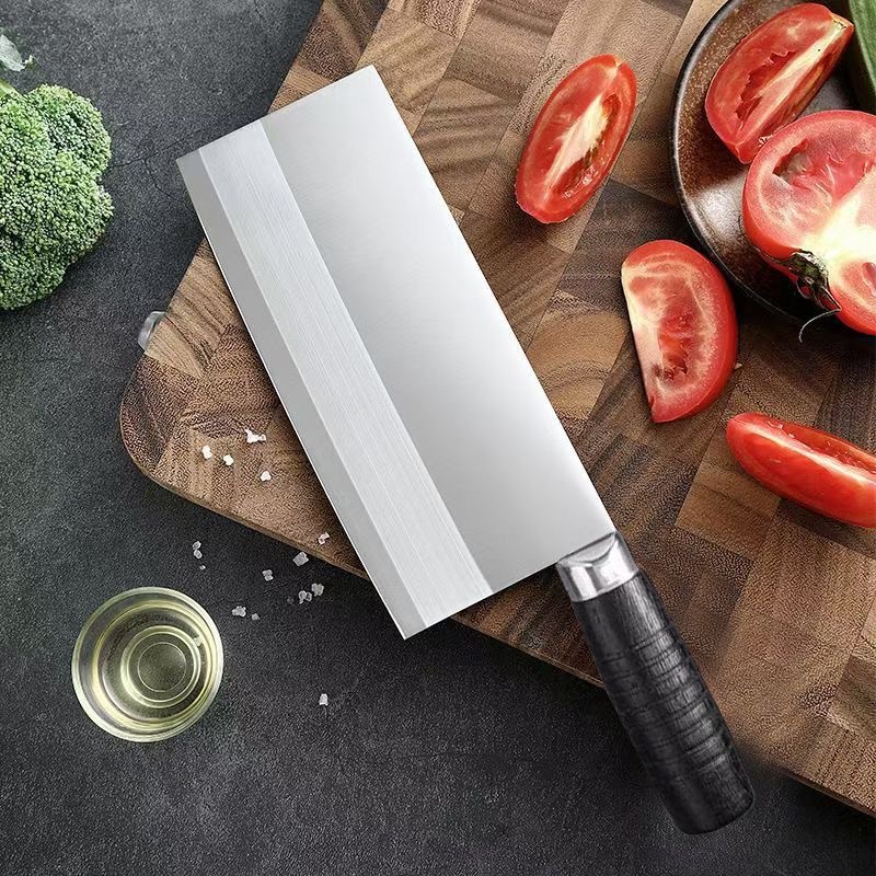 Household super-sharp kitchen knife, multi-functional ladies' kitchen knife, chef-specific slicing knife, stainless steel shredding knife, kitchen knife full figure