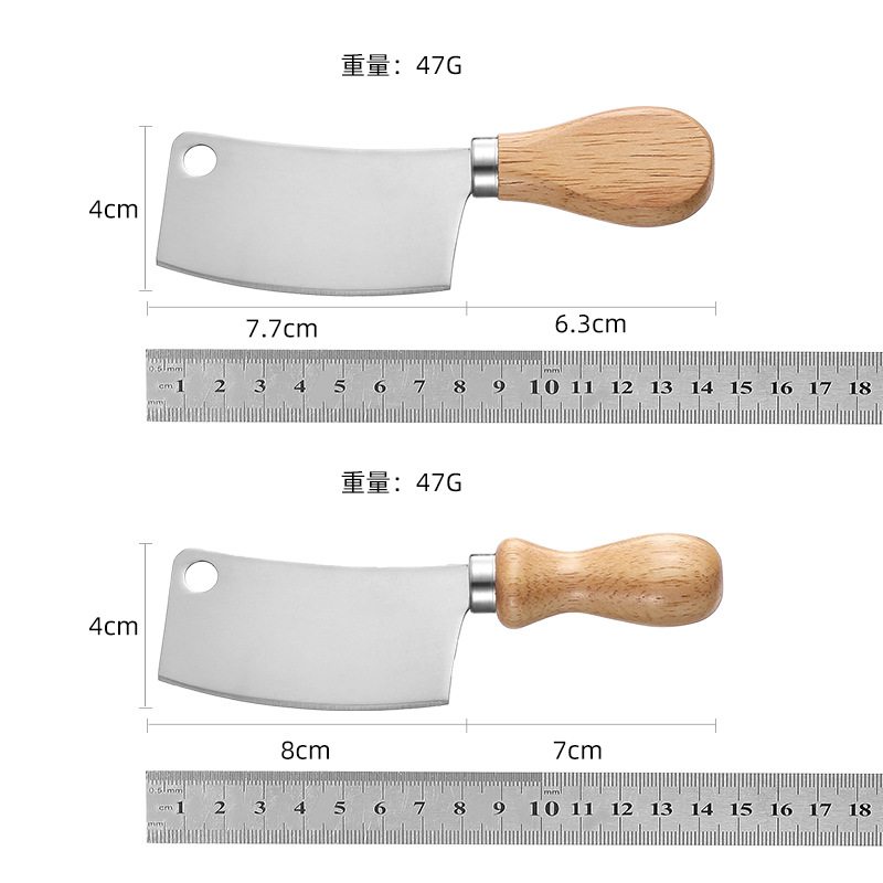 Mini stainless steel kitchen knife, spatula, children's house play practice, BBQ cooking, portable outdoor camping tools Application Scenario