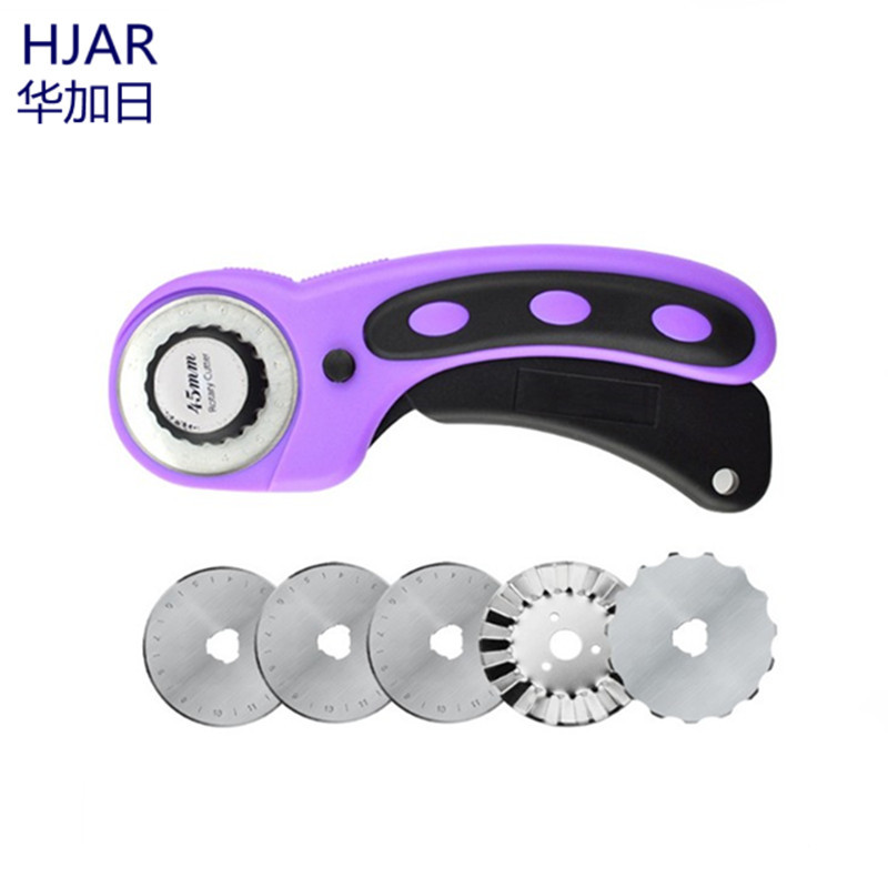 45mm handle roller knife, fabric cutting roller knife, tailor tool knife, fabric rotation 45MM roller knife full figure