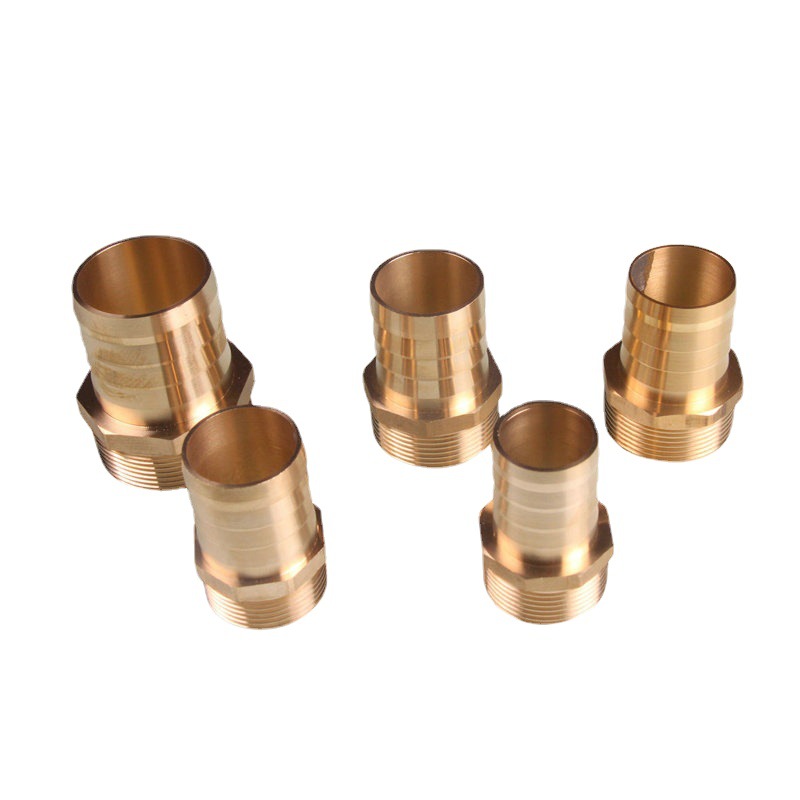 Factory direct sales: 4 minutes, 6 to 19mm, all-copper thickened external thread pagoda mouth external thread pagoda mouth hose fitting Item Picture