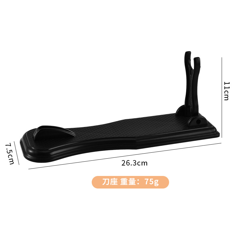 Wholesale of the new foldable vertical plastic knife holder, multi-functional kitchen knife holder, storage knife rack and storage rack that are popular online details Picture