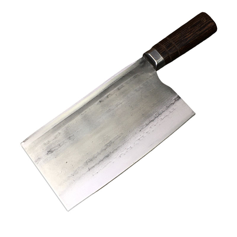 Blacksmith's hand-forged chopping knife thickened, chef's special knife for barbecuing and curing meat, cutting chicken, duck and goose, slicing meat, civil and military kitchen knives Item Picture