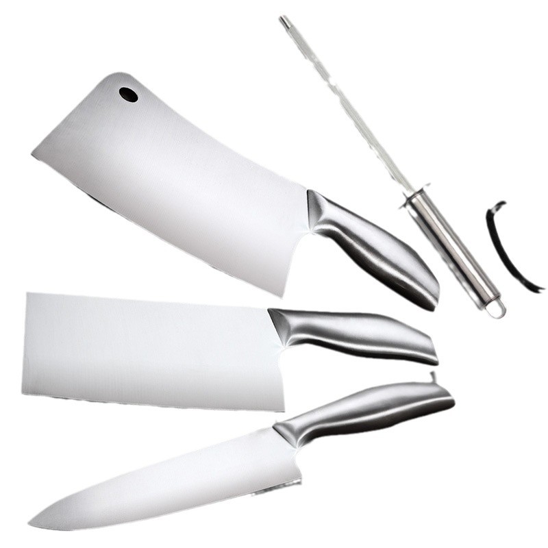 Yangjiang Knife wholesale: Kitchen knives, kitchen knives, household super-fast sharp, stainless steel all-steel Fajak gift sets Item Picture