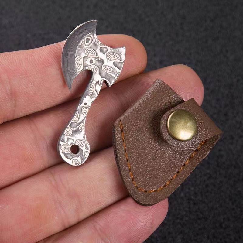 Storm War Magic Axe, Thunder God Thor, You patterned Steel Small Axe knife, Express Delivery knife, Outdoor knife, Gift knife, Fruit knife Item Picture