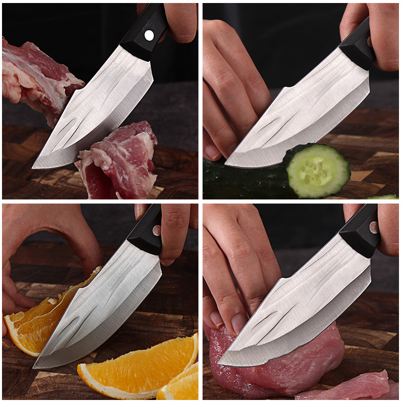 Yangjiang knife, popular knife, stainless steel forged boning knife, slaughtering and cutting knife, meat slicing, Mongolian hand-held meat wholesale Application Scenario