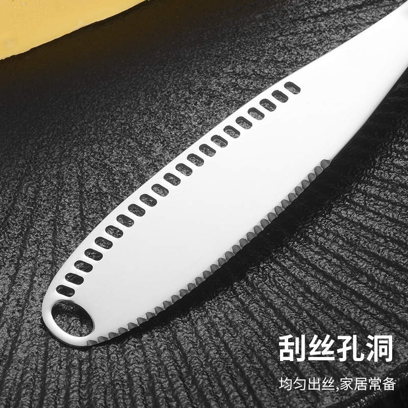 Amazon Butter Knife 430 stainless steel butter knife with holes, Cheese and cheese knife, breakfast bread jam spatula Application Scenario