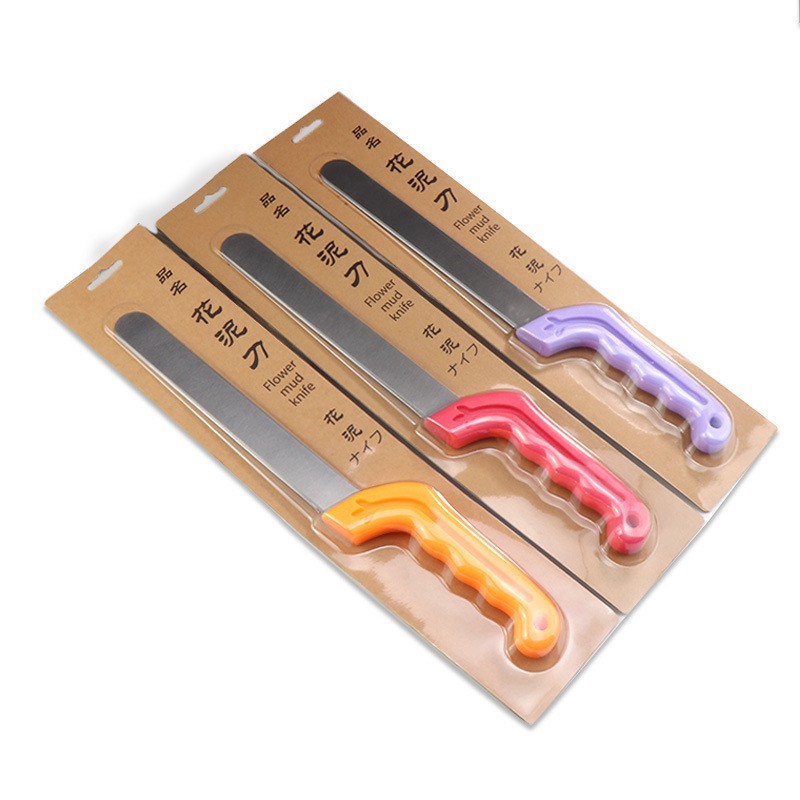 In-stock stainless steel flower mud knives, flower shop floral art supplies, cutting tools, garden repair special knives, household flower mud knives Application Scenario